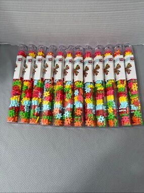 Lot of 12 Ankyo Building Blocks Mini Hash Tag Design Multicolor 72 in each Tube